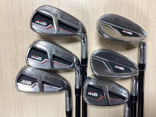 テーラーメイド M6 6S USA アイアンセット IR Fujikura ATMOS Orange 5 フレックスA メンズ 男性用 右利き 右用 Cランク ゴルフクラブ