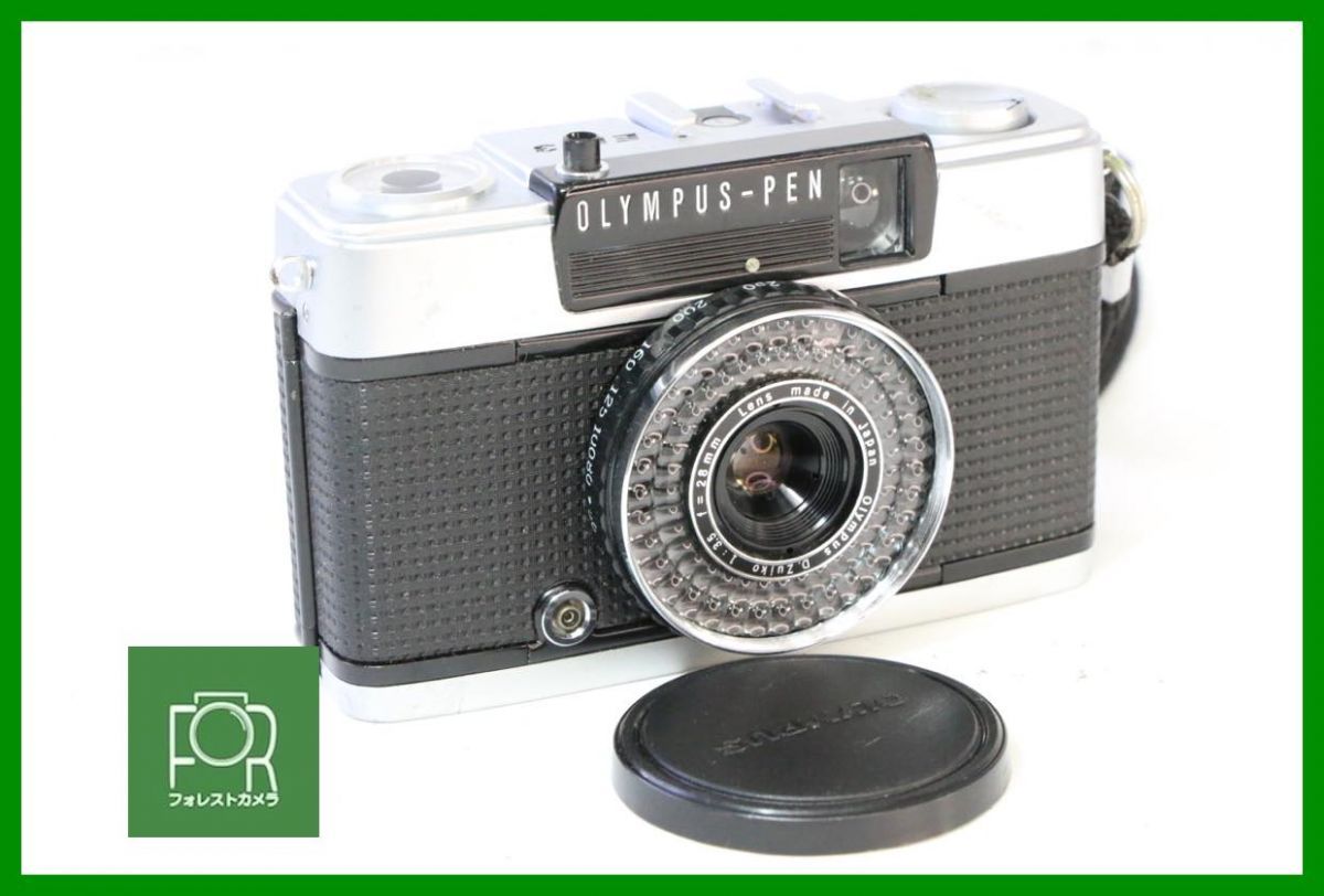 点検済 OLYMPUS-PEN EE-3 赤ベロ完動 AAA1167