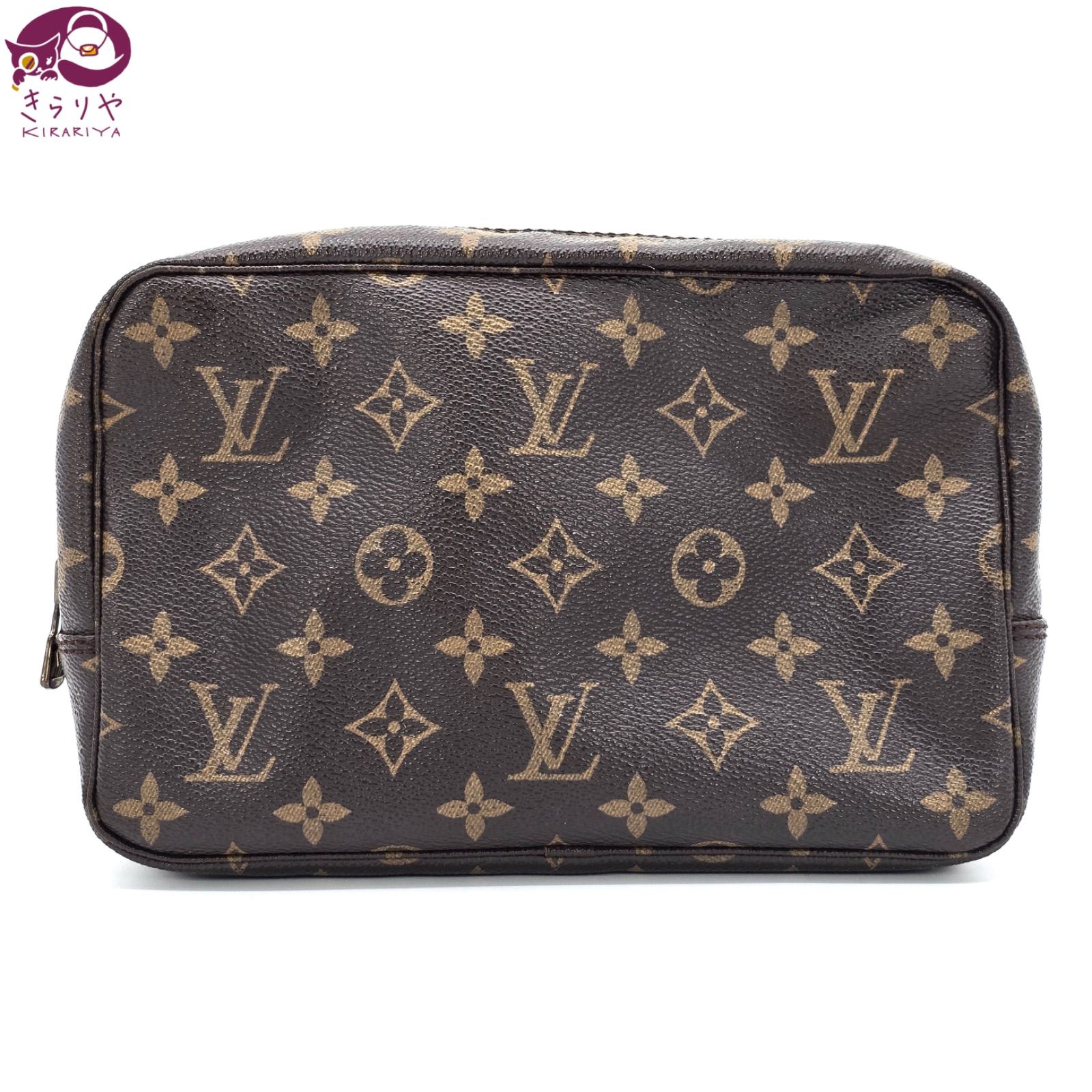LOUIS VUITTON ルイヴィトン M47524 トゥルーストワレット23 化粧ポーチ セカンドバッグ クラッチバッグ モノグラム キャンバス フランス製