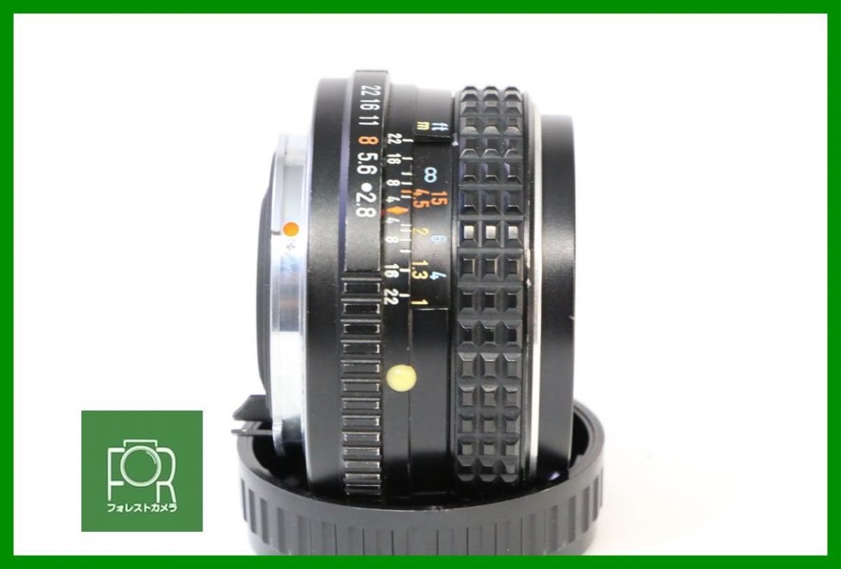 点検済 smc PENTAX-M 35mm F2.8 絞り完動 前後キャップ付き AAA840