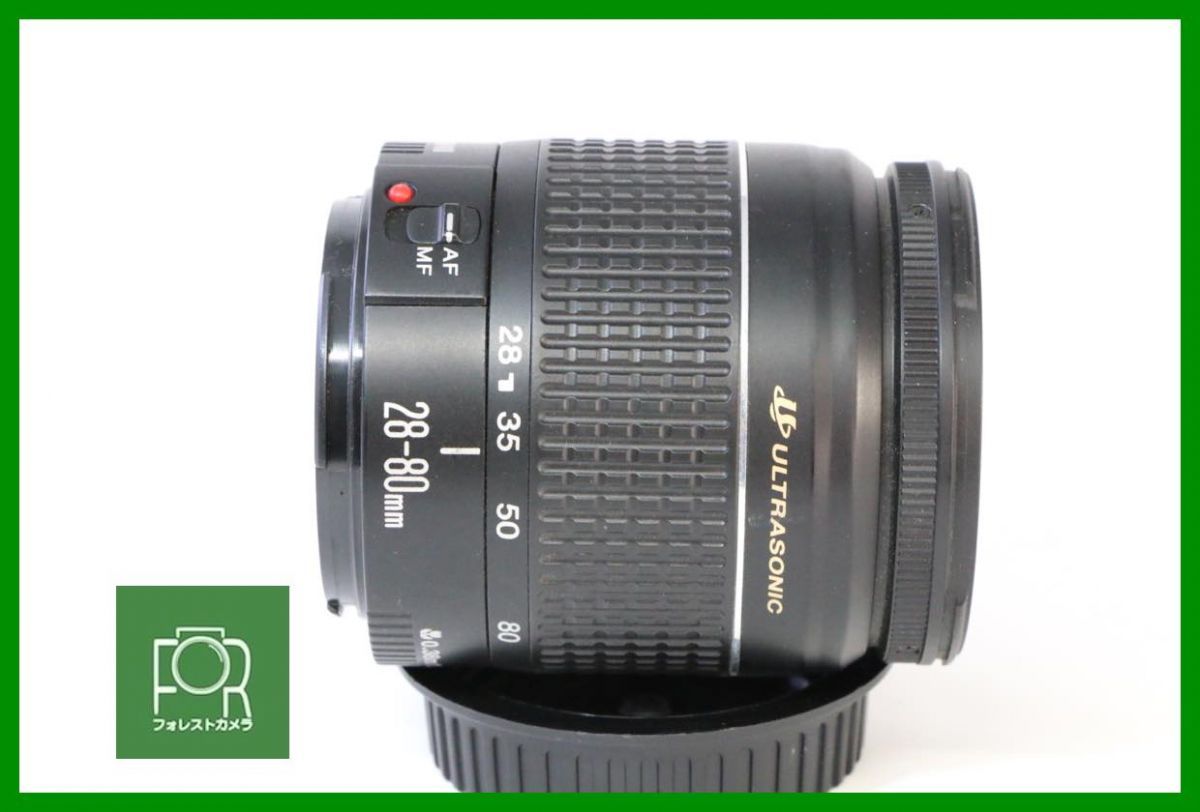 点検済 Canon EF 28-80mm F3.5-5.6 V USM 前後キャップ付き AAA709