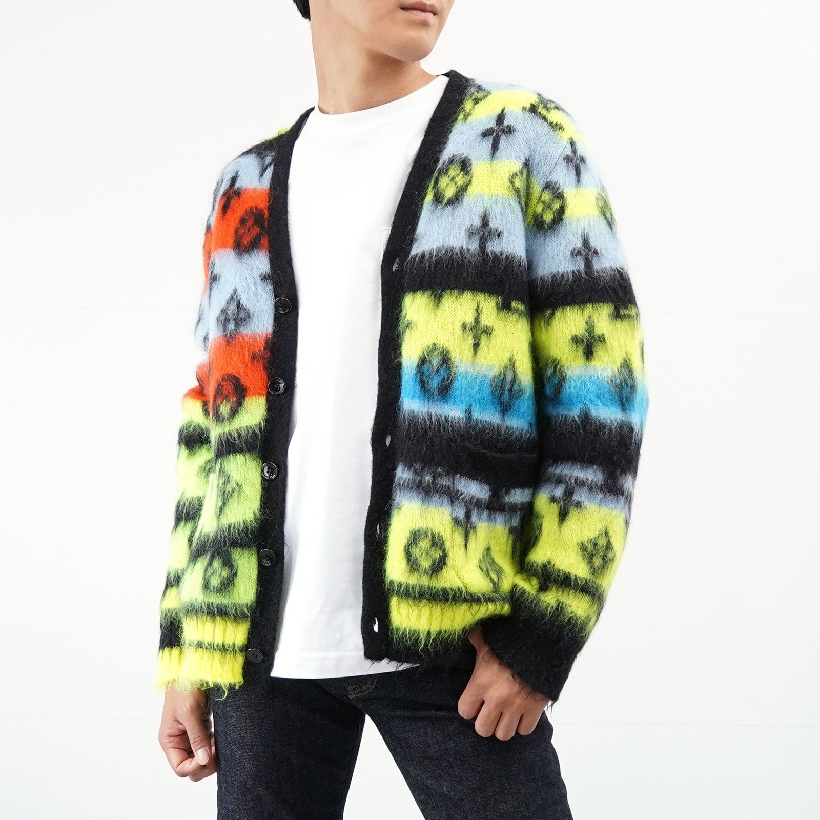 Louis Vuitton モヘア カーディガン RM222V NES