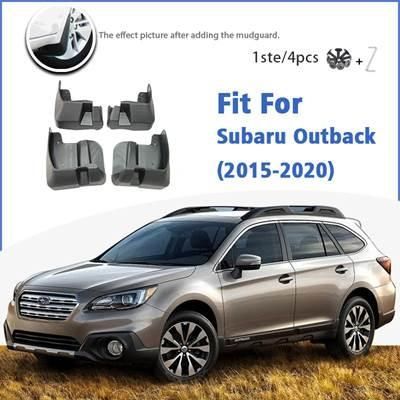 【並行輸入品】 サブロンアウトバック フロントリアマッドフラップ カーアクセサリー スプラッシュガード フェンダー 2015 2016 2017 2018 