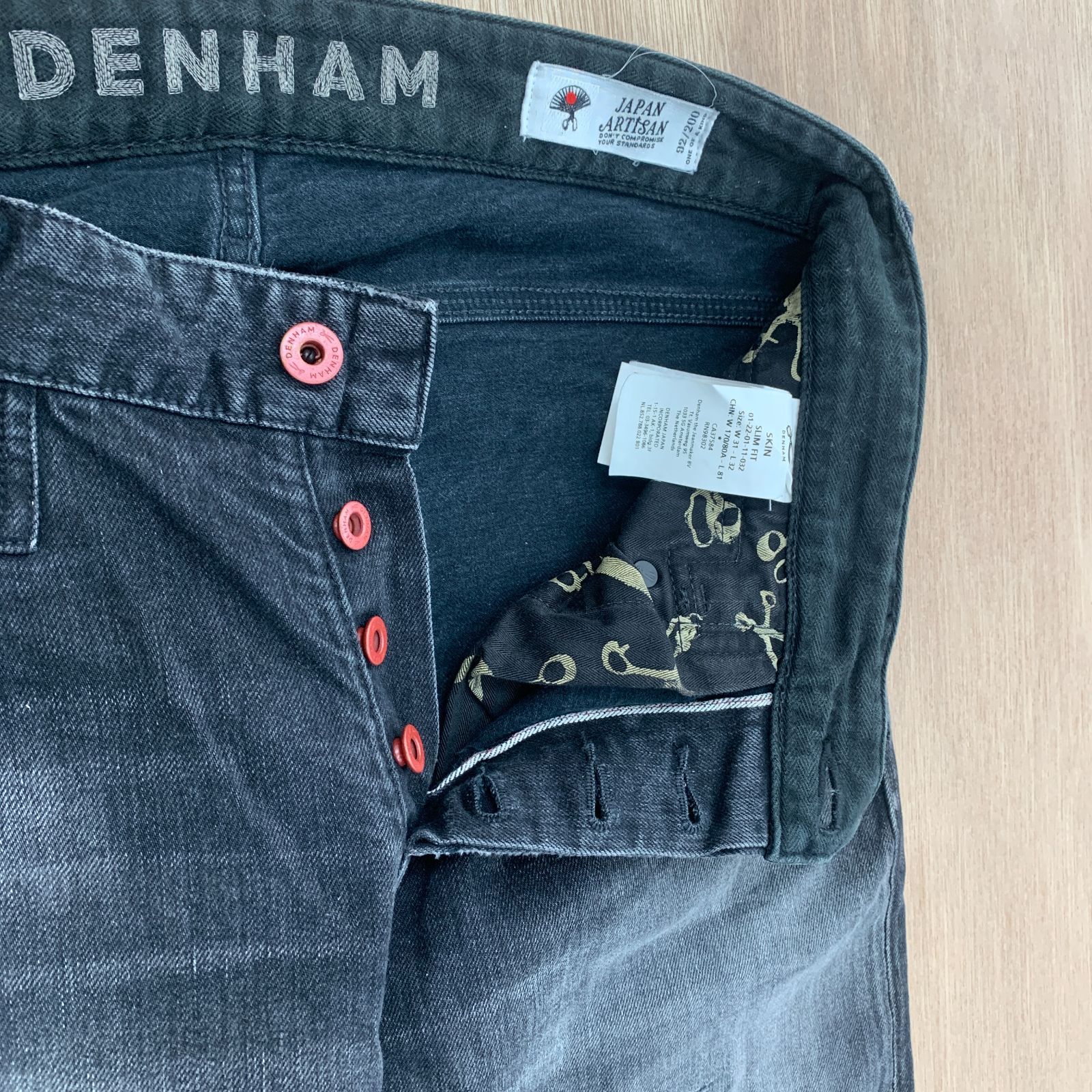 DENHAM／デンハム】JAPAN ARTISAN限定 SKIN SLIM FIT デニム／W31 L32