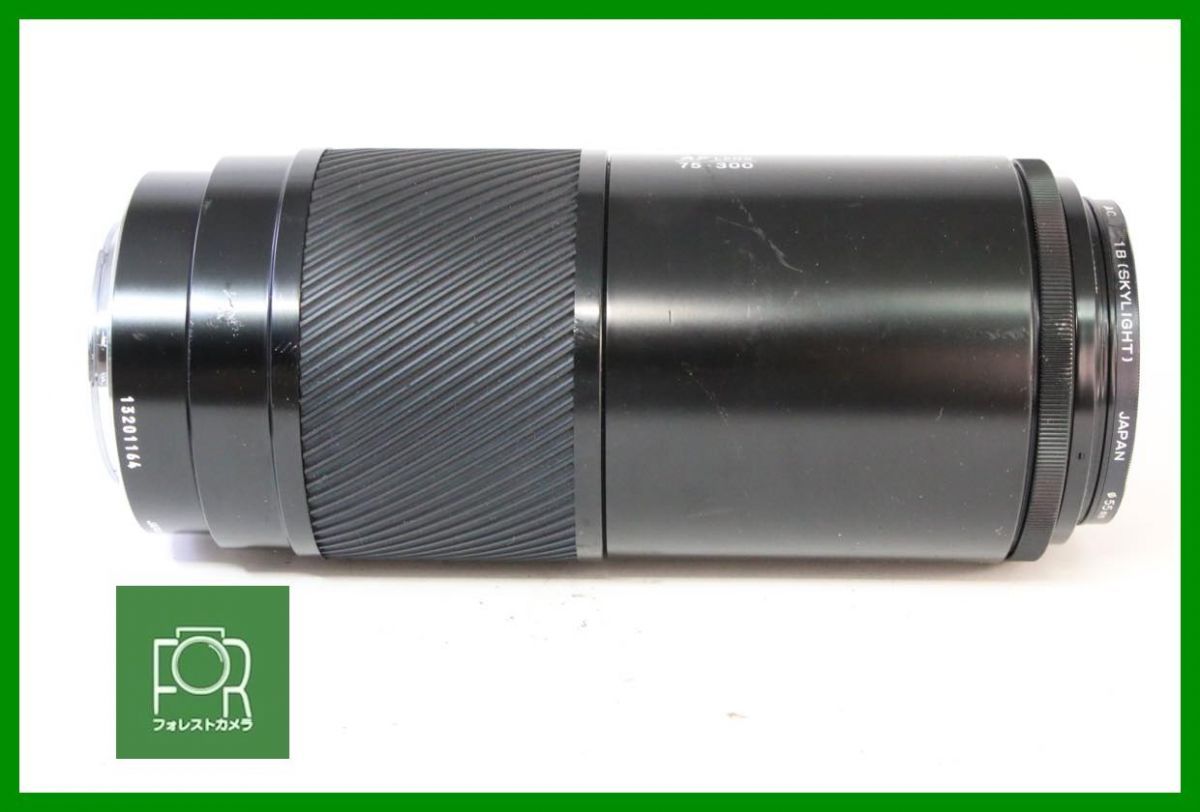 点検済 MINOLTA AF ZOOM 75-300mm F4.5-5.6 前後キャップ付き BBB282