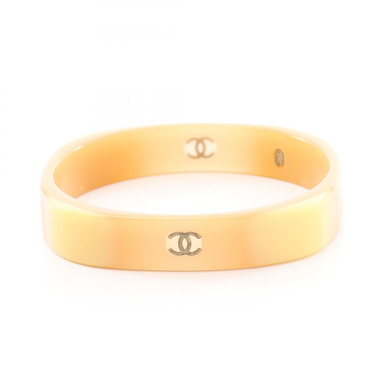 シャネル CHANEL バングル ココマーク プラスチック バングル レディース Used A
