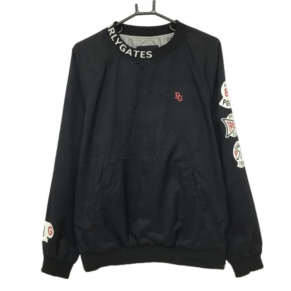 パーリーゲイツ スニード ネイビー 地模様 蓄熱裏地 ブルゾン メンズ 5 L ゴルフウェア モデル PEARLY GATES