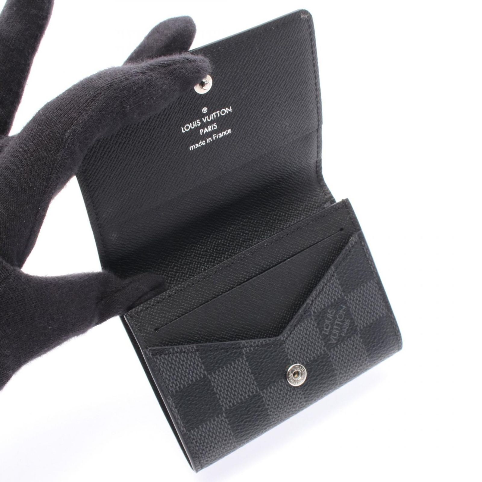  ルイ ヴィトン LOUIS VUITTON カードケース アンヴェロップ カルト ドゥ ヴィジット N 63338 PVCコーティングキャンバス カードケース 小物