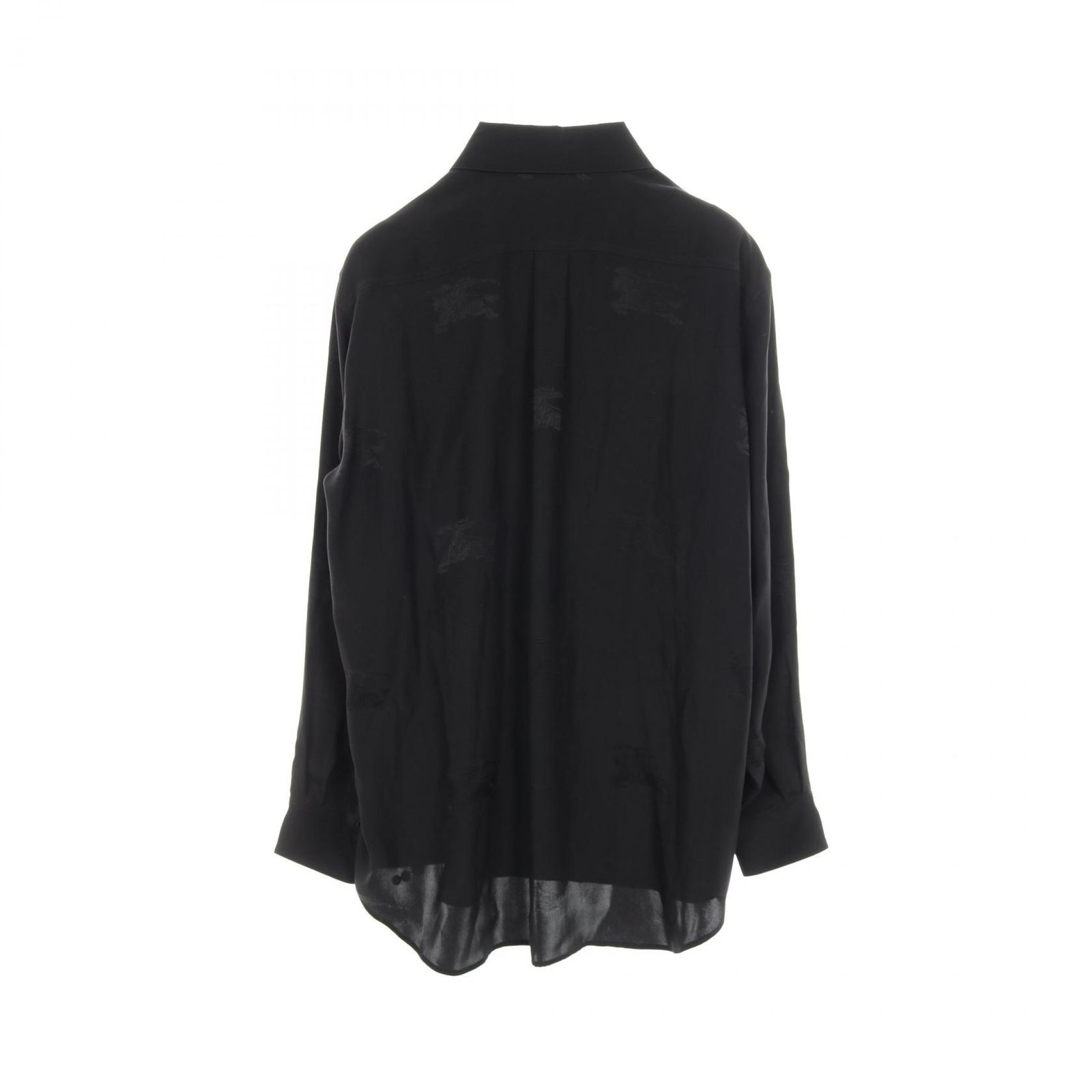 バーバリー BURBERRY シャツ 8063001 シルク シルク ジャガードシャツ レディース Used A