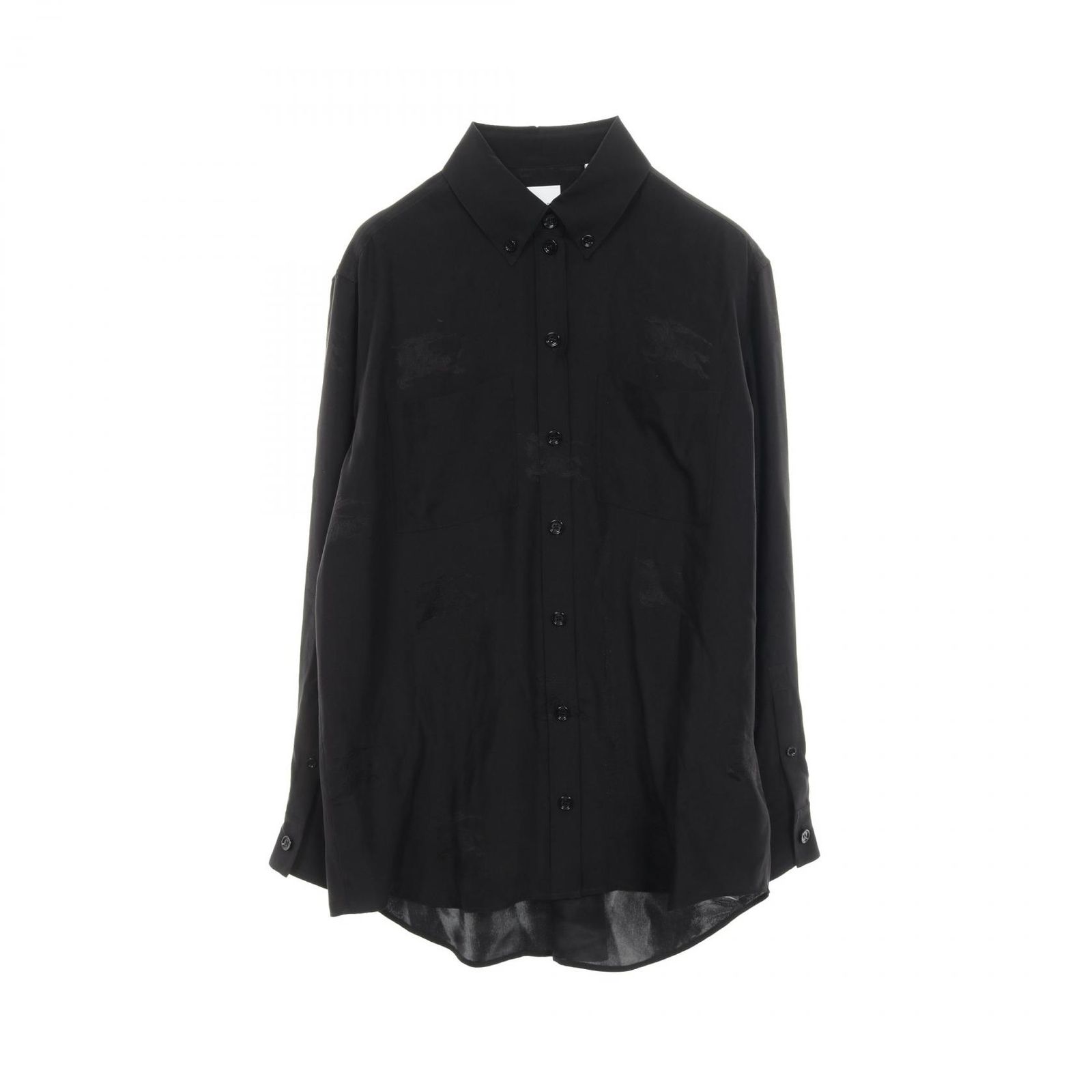 バーバリー シャツ 8063001 シルク ジャガードシャツ レディース A