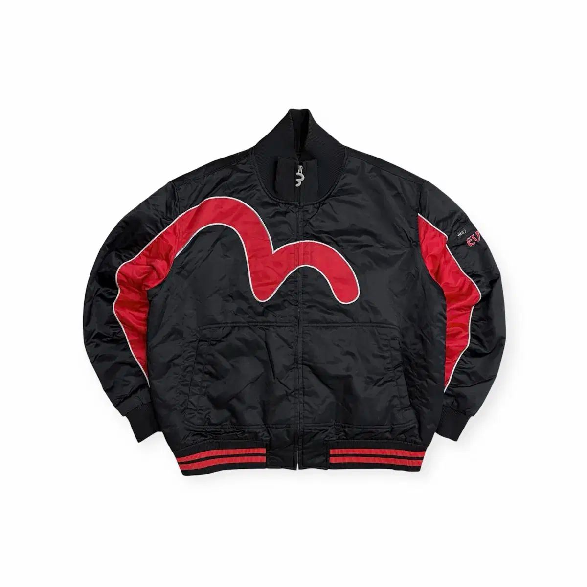 EVISU スクール ヴィンテージ ビックロゴ ジップアップ ジャケット 110 xxl 2xl