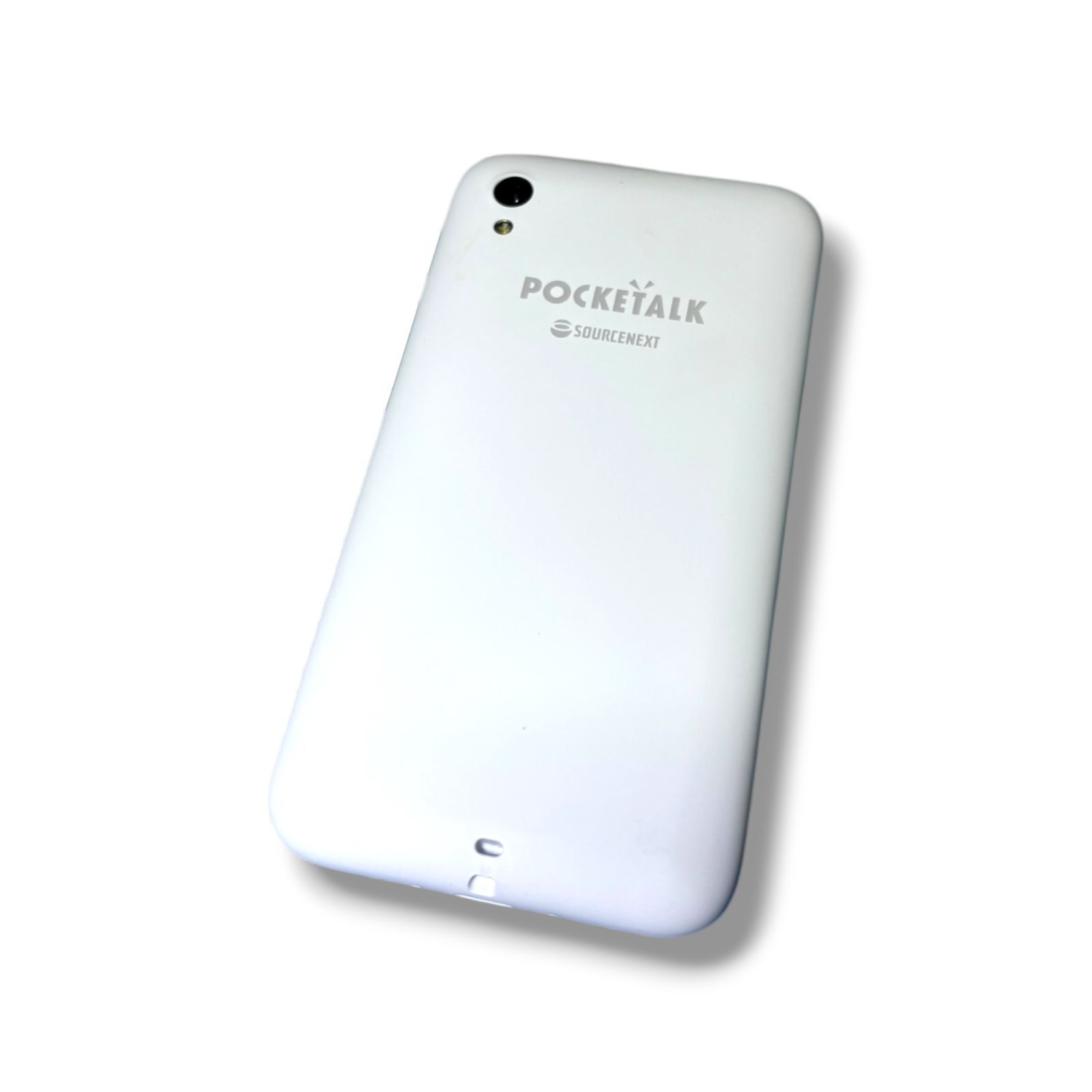 管理番号3113 AI翻訳機 POCKETALK ポケトーク S Plus 1.85倍大型画面 グローバル通信2年付70言語以上対応 ホワイト PTSPGW