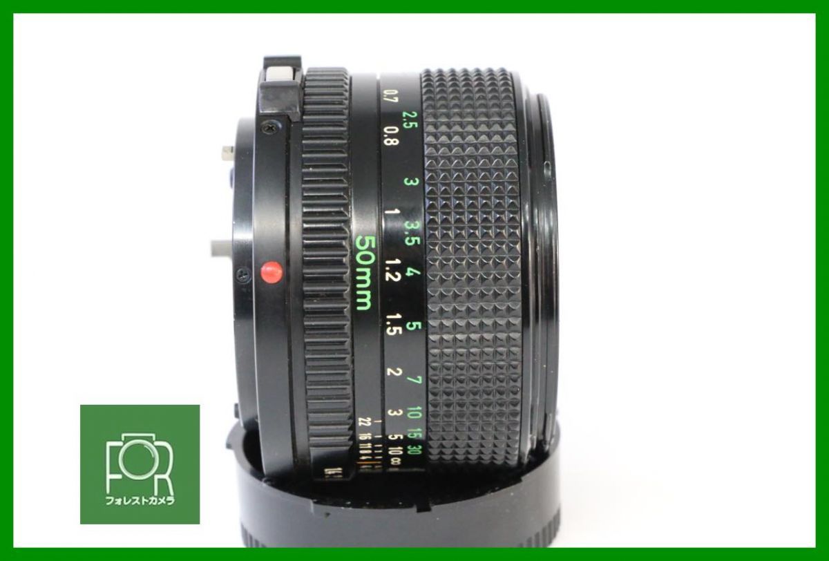 点検済 キヤノン Canon NEW FD 50mm F1.4 前後キャップ付き 182