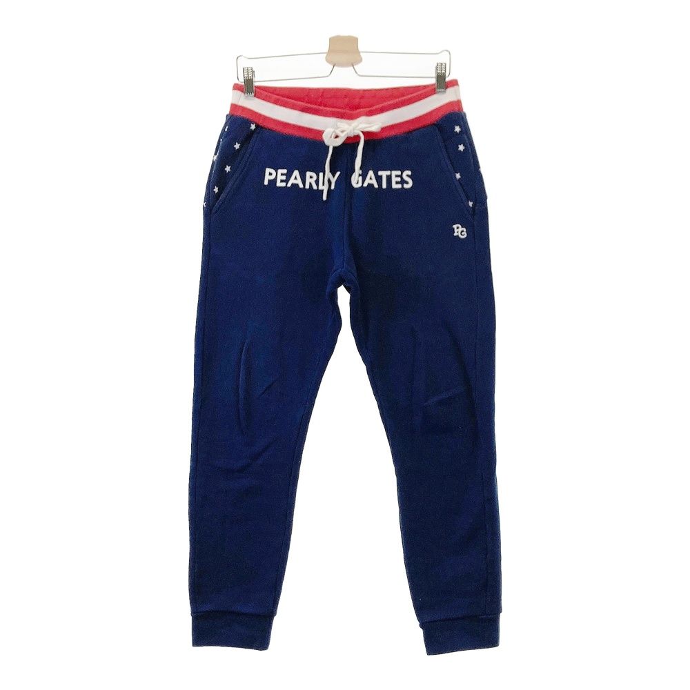 サイズ 4 PEARLY GATES パーリーゲイツ 内側 ボア ストレッチパンツ ネイビー系 240101469526 ゴルフウェア メンズ ストスト