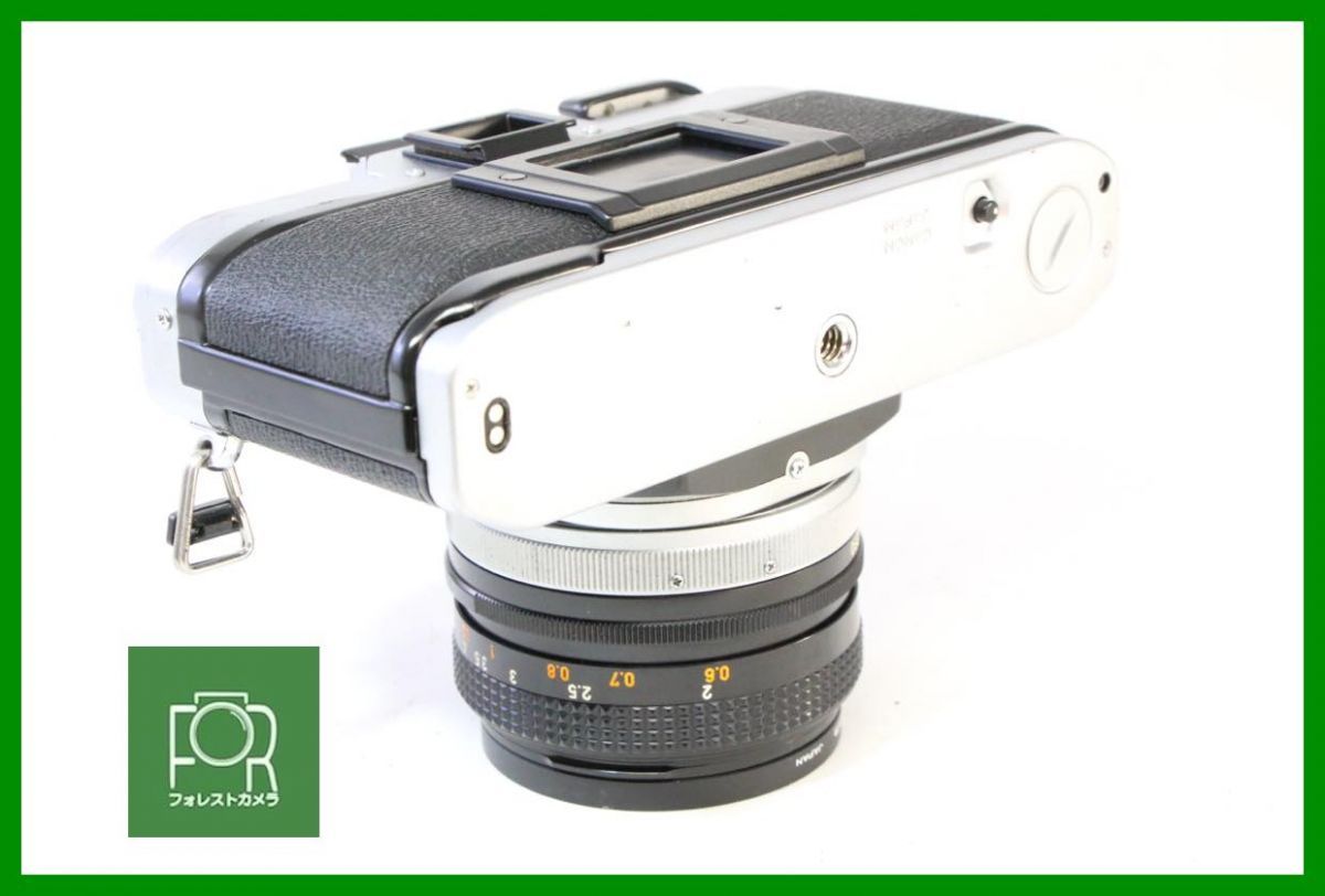 点検済 Canon AE-1 FD 50mm F1.8 シャッター全速 露出計完動 BBB975