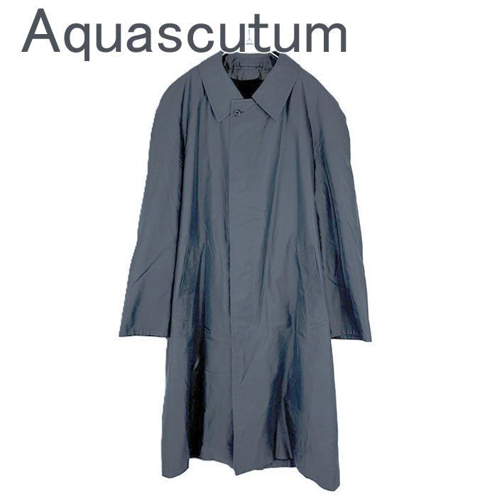 Aquascutum アクアスキュータム シルク ステン コート