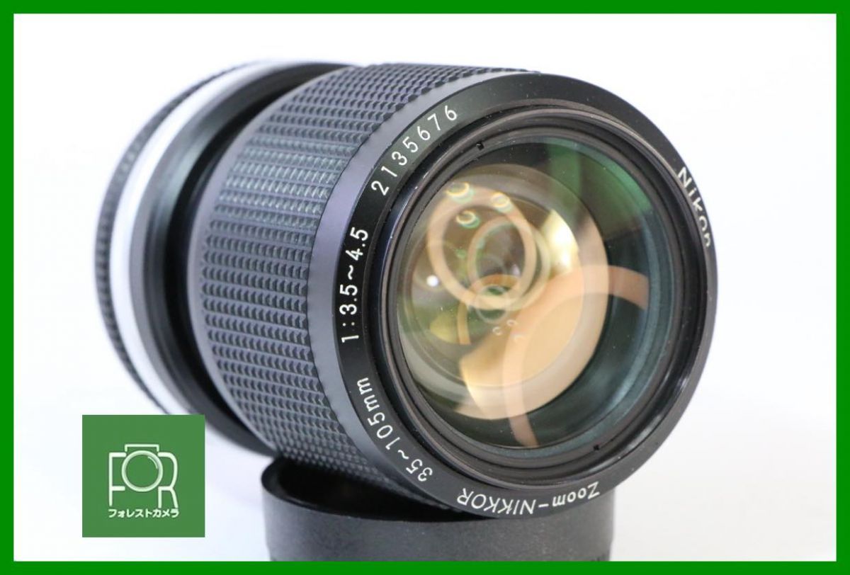 点検済 Nikon Zoom-NIKKOR 35-105mm F3.5-4.5 前後キャップ付き 743