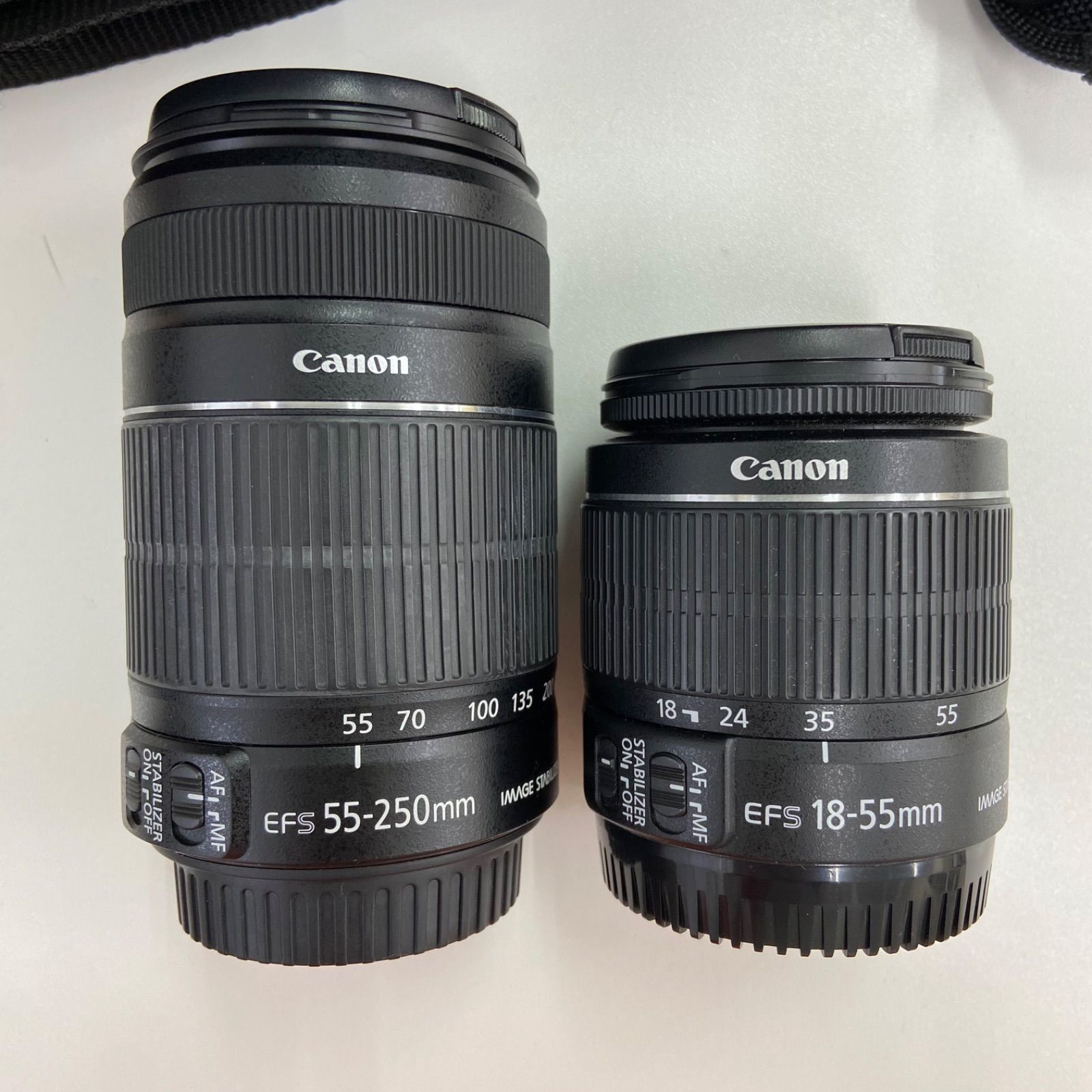  Canon キヤノン EOS Kiss X 5 レンズ EF S 55 250 mm F 4 6 IS 18 STM セット レンズ(ズーム) カメラ