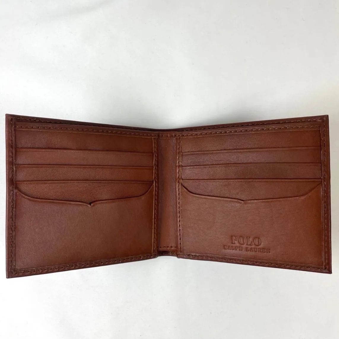 未使用級！　ポロ　ラルフローレン　ポロベア　財布　ブラウン RALPH LAUREN ポロベア 新作 コンパクトウォレット 財布 レディース
