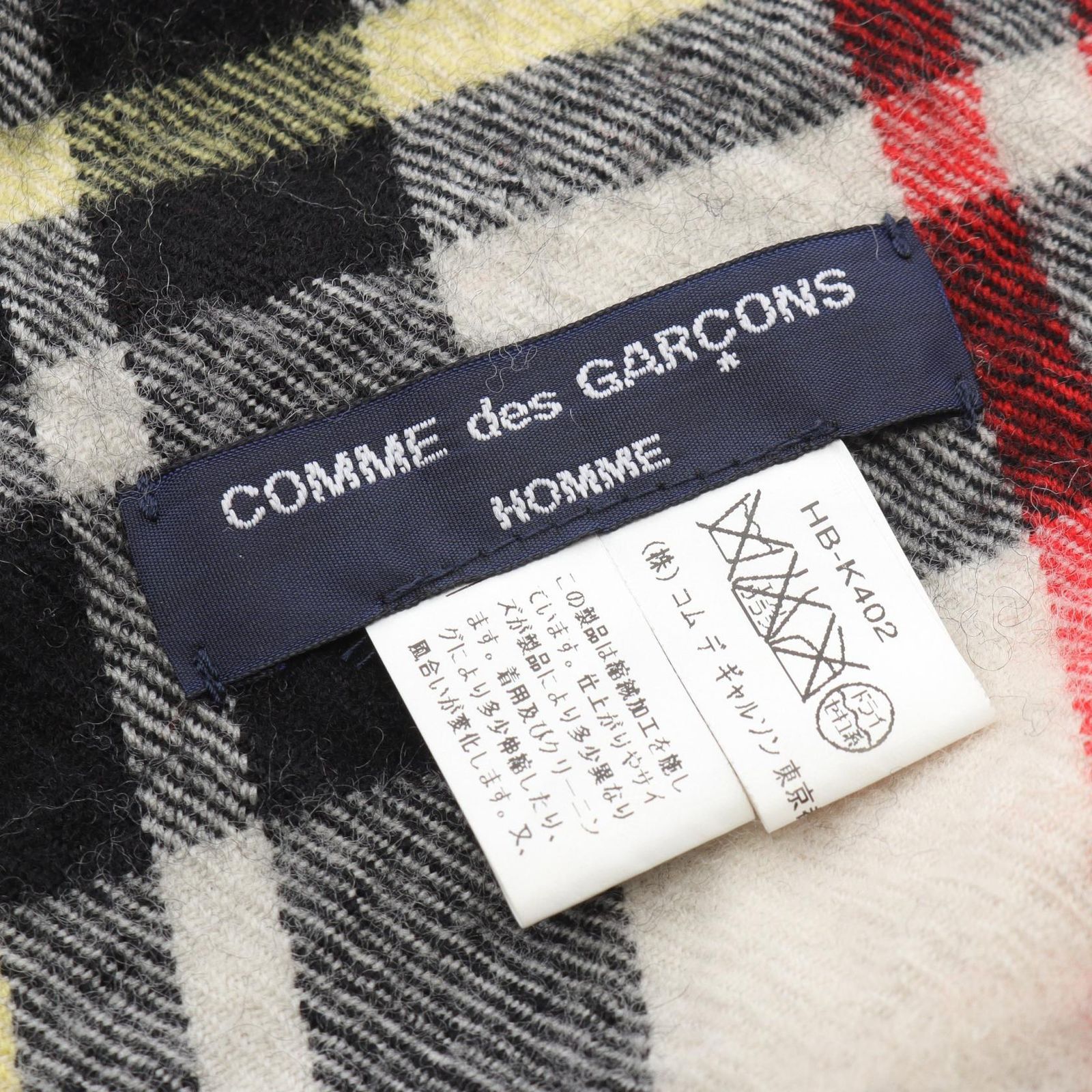 COMME des GARCONS HOMME コムデギャルソンオム マフラー