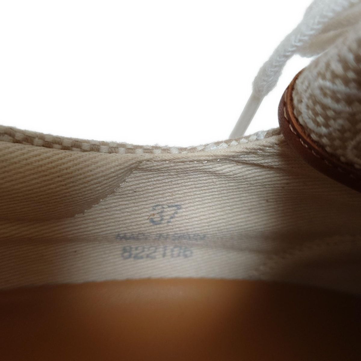 LOEWE(ロエベ) スニーカー 37 レディース - ベージュ×白×ブラウン  