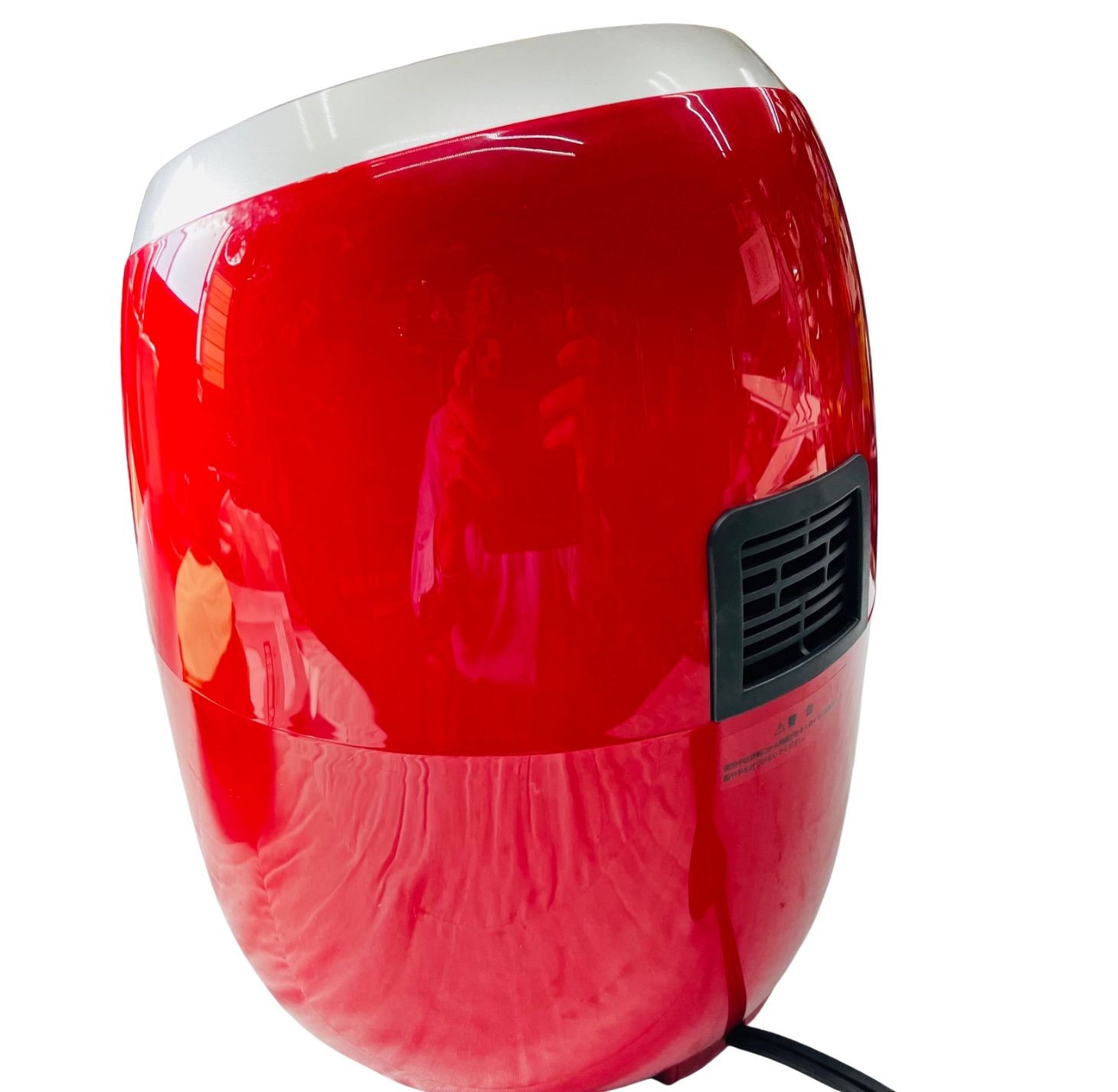 未使用品】SIS 家庭用ノンオイルフライヤー 1.8L ID1901-RD レッド系 