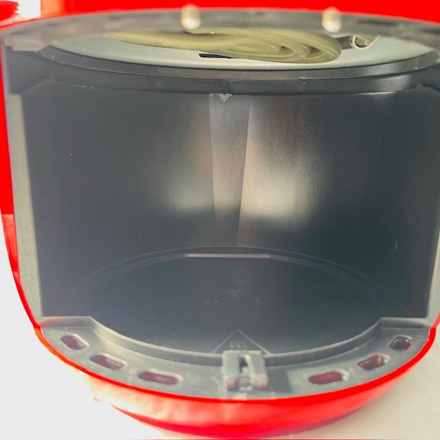 未使用品】SIS 家庭用ノンオイルフライヤー 1.8L ID1901-RD レッド系 