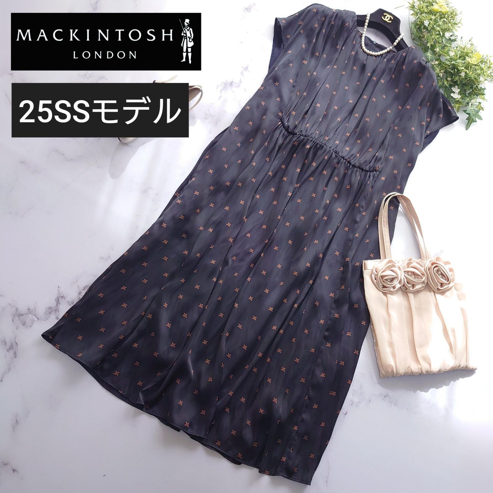 25SS 定価6.3万 2XL相当 マッキントッシュロンドン Mドットワンピース