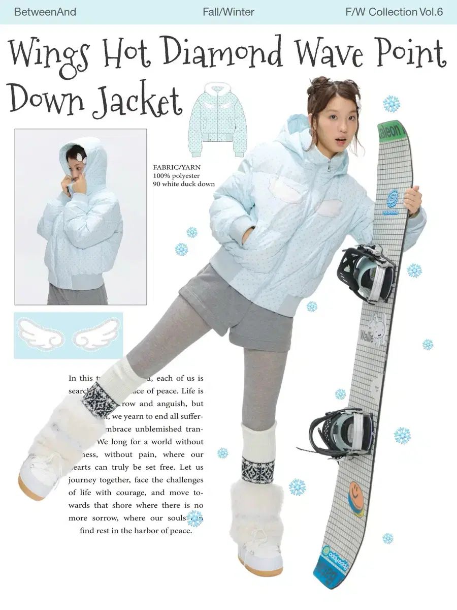 90 白 ダウン ドット アウター 冬 フーディー 暖かい