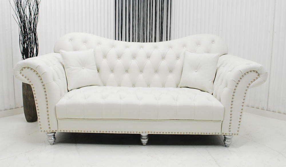 大 チェスターフィールド調エレガントモダンソファー