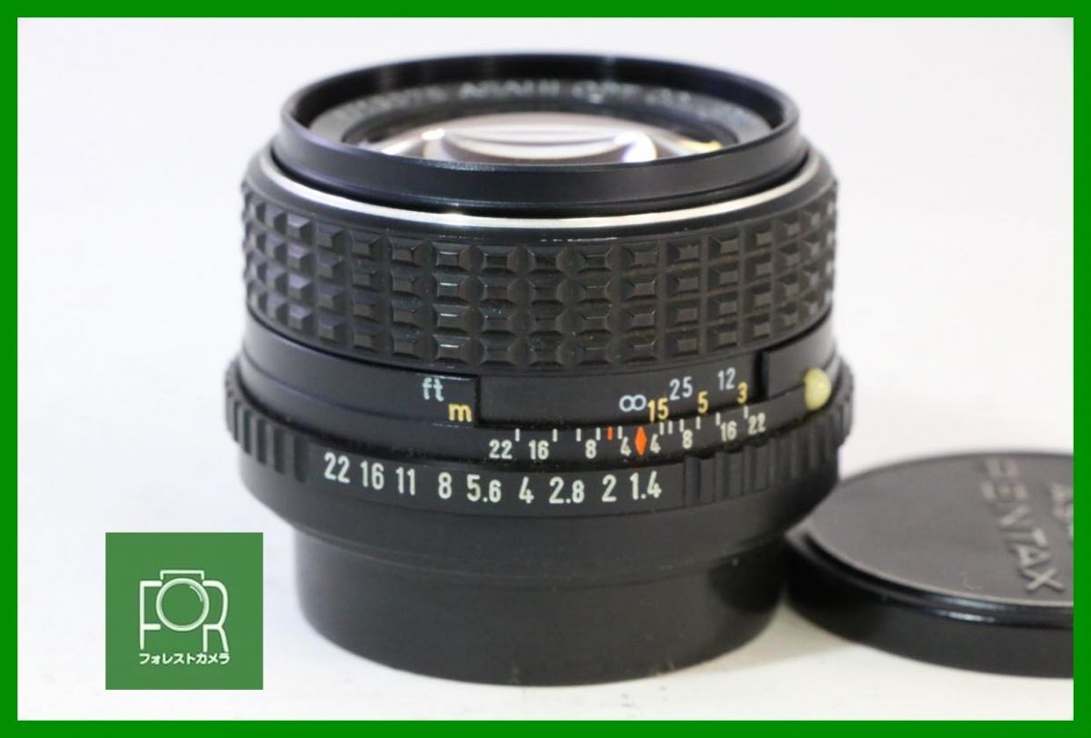 点検済 ペンタックス SMC PENTAX-M 50mm F1.4 Kマウント 3773