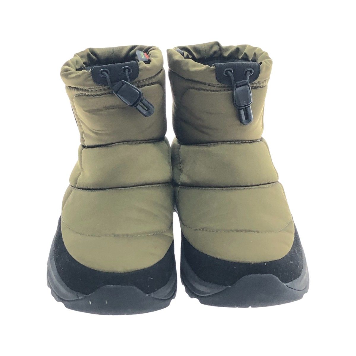 THE NORTH FACE ザノースフェイス ブーツ トレッキングブーツ Nuptse Bootie WP Logo Short ヌプシ ブーティ ウォータープルーフ ロゴ ショート ユニセックス カーキ NF52076