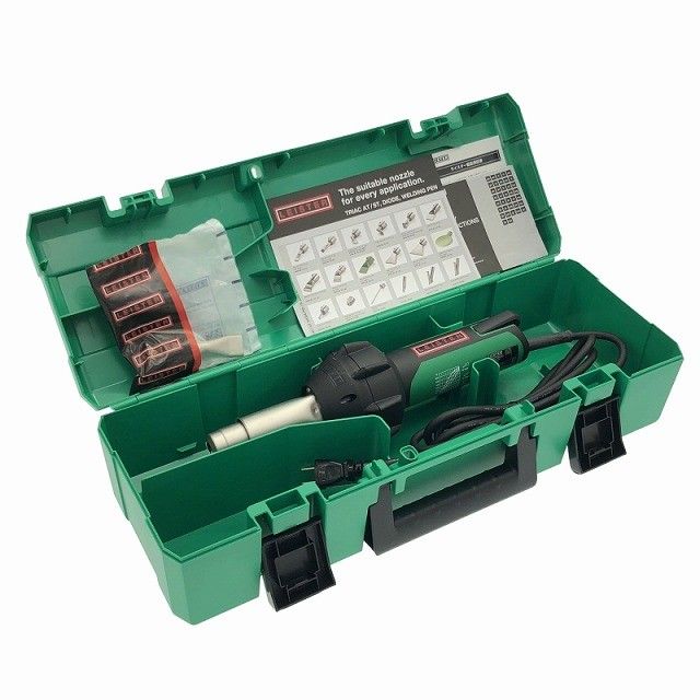 LEISTER ライスター TRIAC ST トリアックST ワイドノズル付 3点セット プラスチックシート材用 ヒートガン 熱風溶接機117916