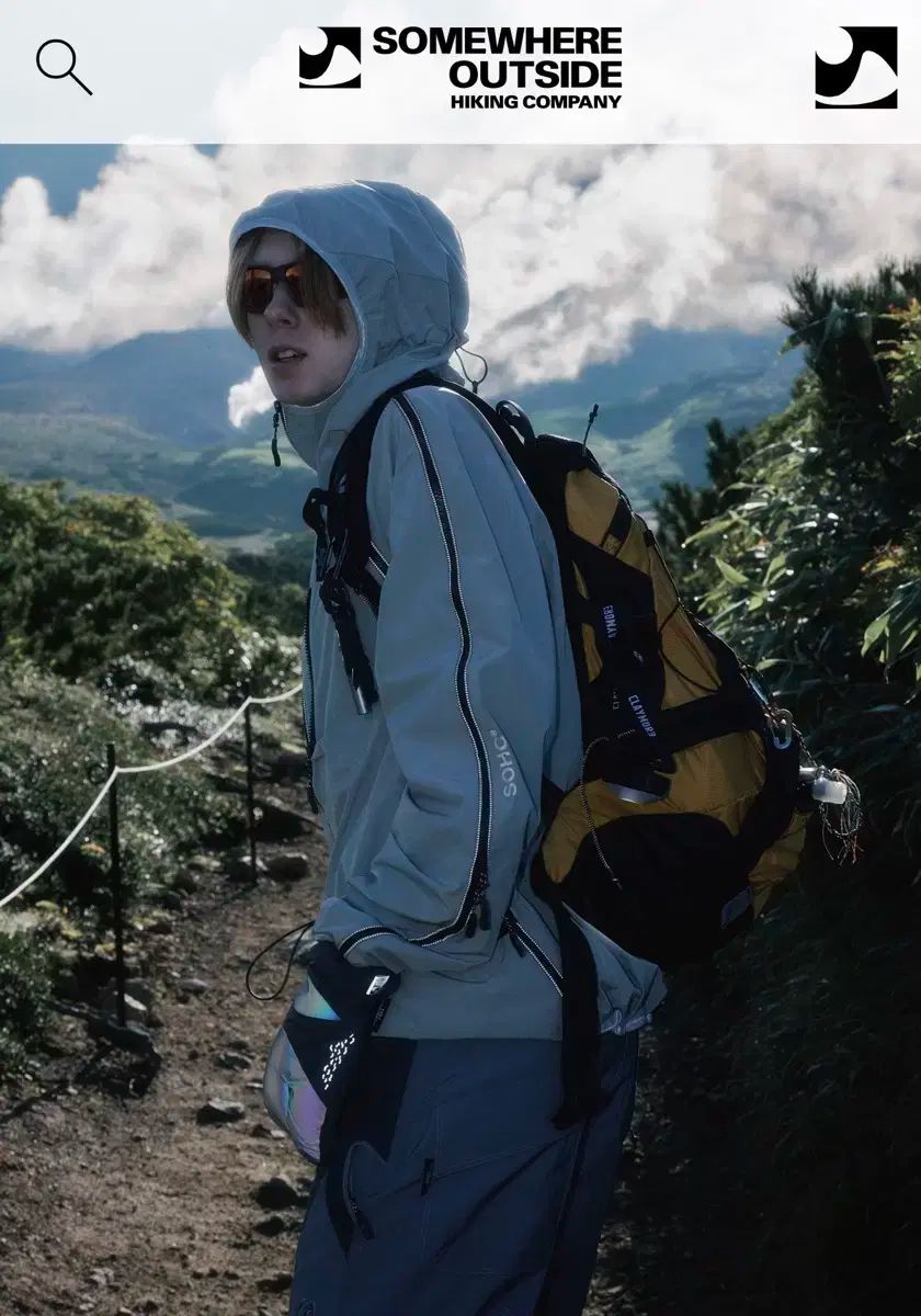 サムウェアアウトサイド ハイキングカンパニー SOHC ジャケット グレー