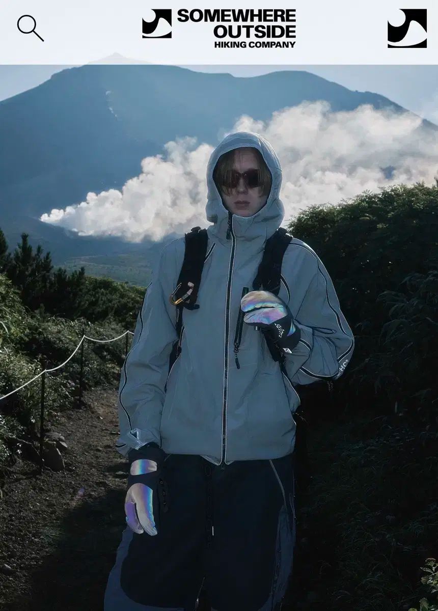 サムウェアアウトサイド ハイキングカンパニー SOHC ジャケット グレー