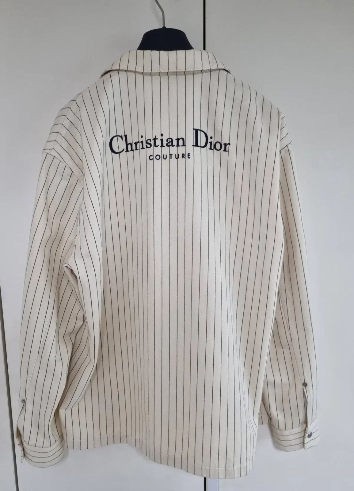 級 Dior クチュール ストライプ シャツ 54サイズ Dior オブリーク ジャケット アウター
