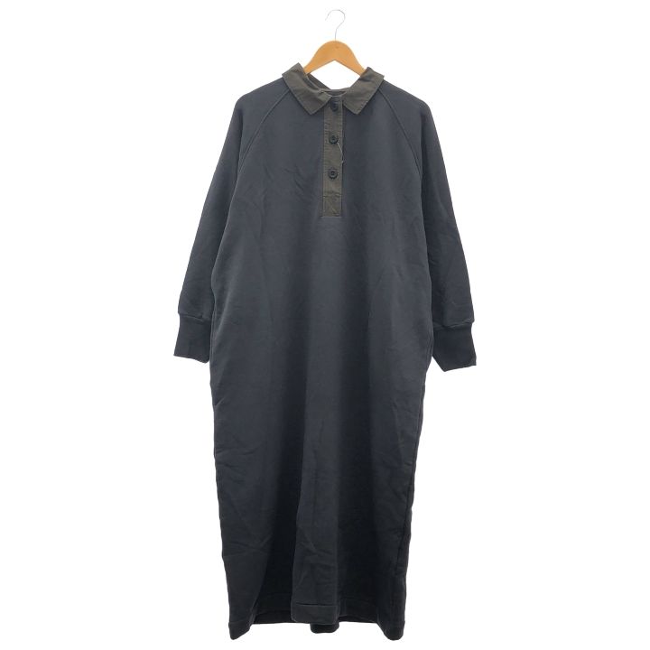 journal standard luxe 30ウラケポロワンピース グレー JOURNAL