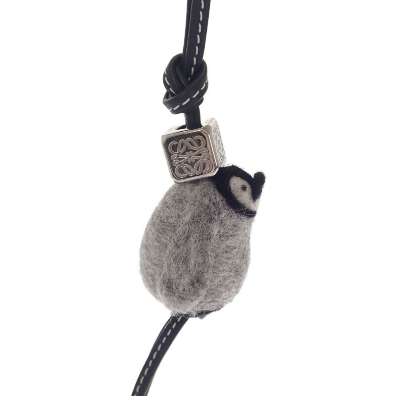 ロエベ LOEWE ベビーペンギン C621232X23 バッグチャーム カーフ