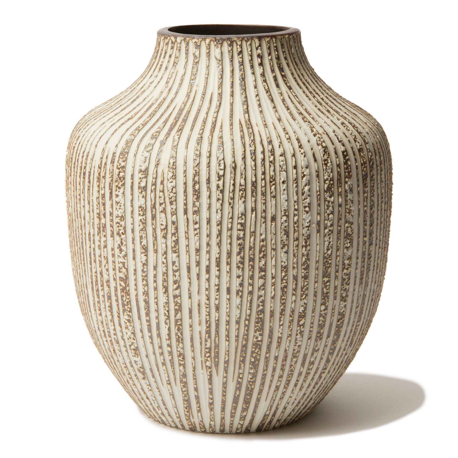 リンドフォーム フラワーベース Kyoto ストーンストライプ 高さ21 cm 北欧 花瓶 一輪挿し 花器 10 xDHLF C 5