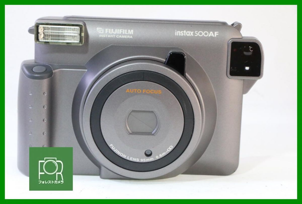 点検済 富士フイルム FUJIFILM INSTAX 500AF フラッシュも完動 3822