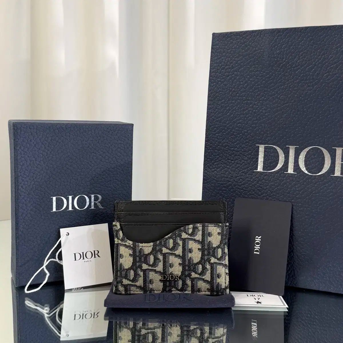 フルセット Dior オブリーク カードウォレット