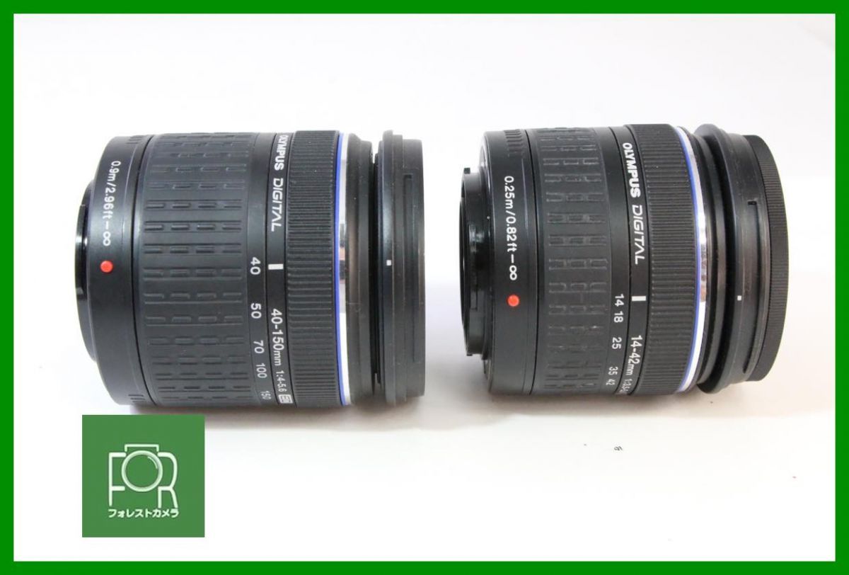  点検済 到着後即使える OLYMPUS E 500 ダブルレンズ S数194回 バッテリー チャージャー 512 MB CFカード付き Q 49 デジタル一眼レフ デジタルカメラ