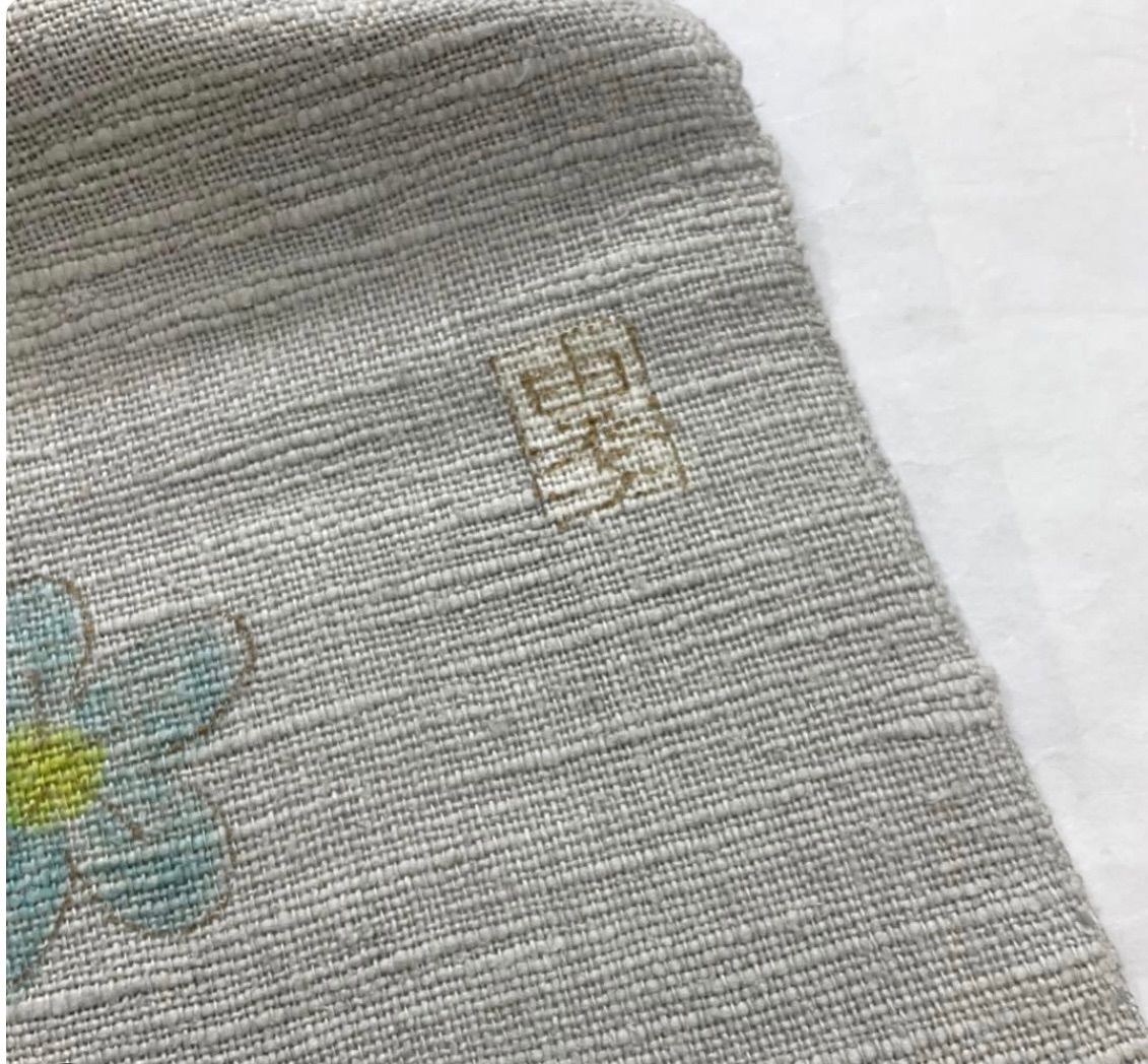 kimono one kimonoarisa 厳選 えい善 作家物 山本由季 長尺 花 八寸名古屋帯 377 5㎝ 着物着物帯小紋普段着名古屋帯