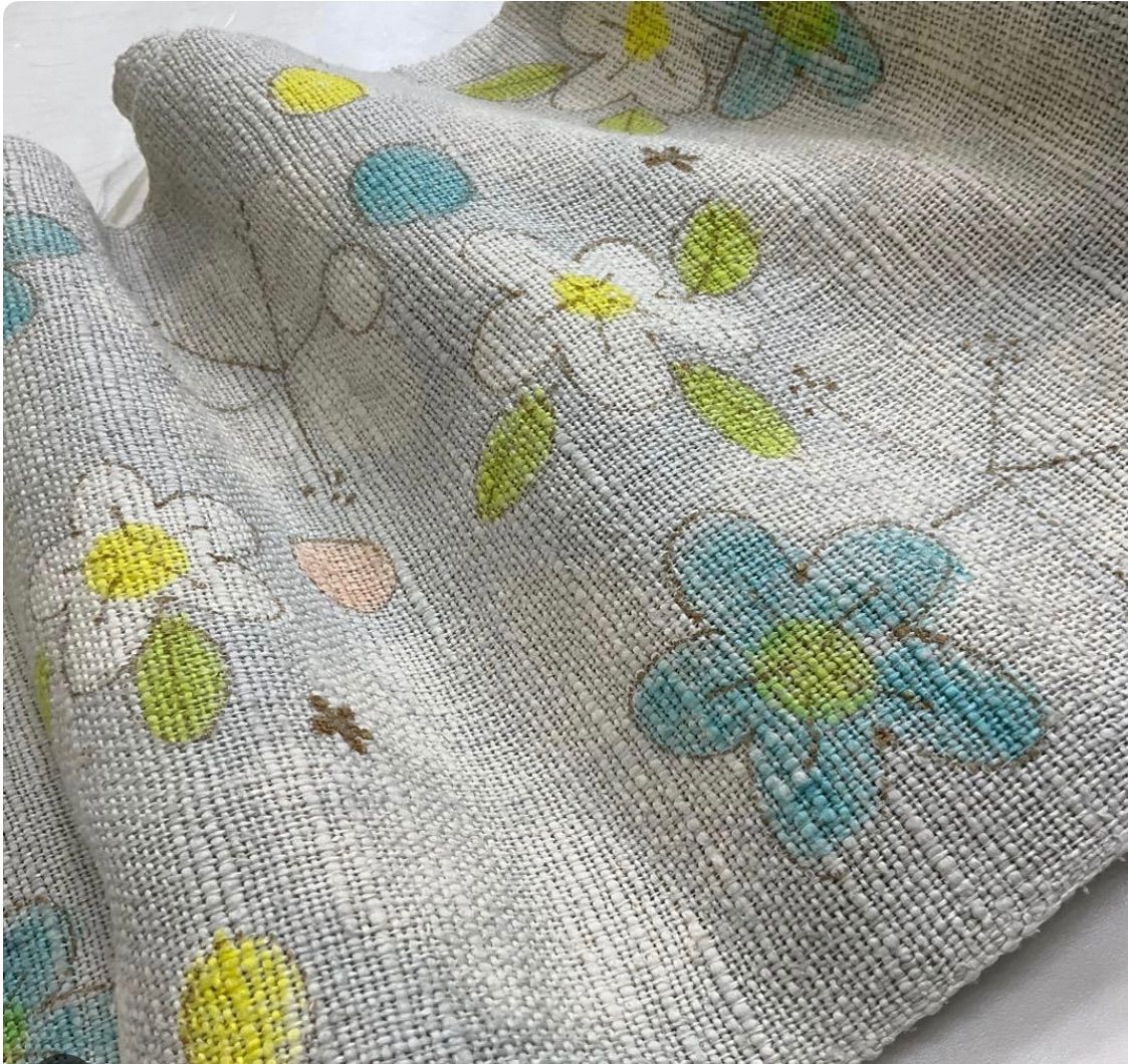 花 八寸名古屋帯