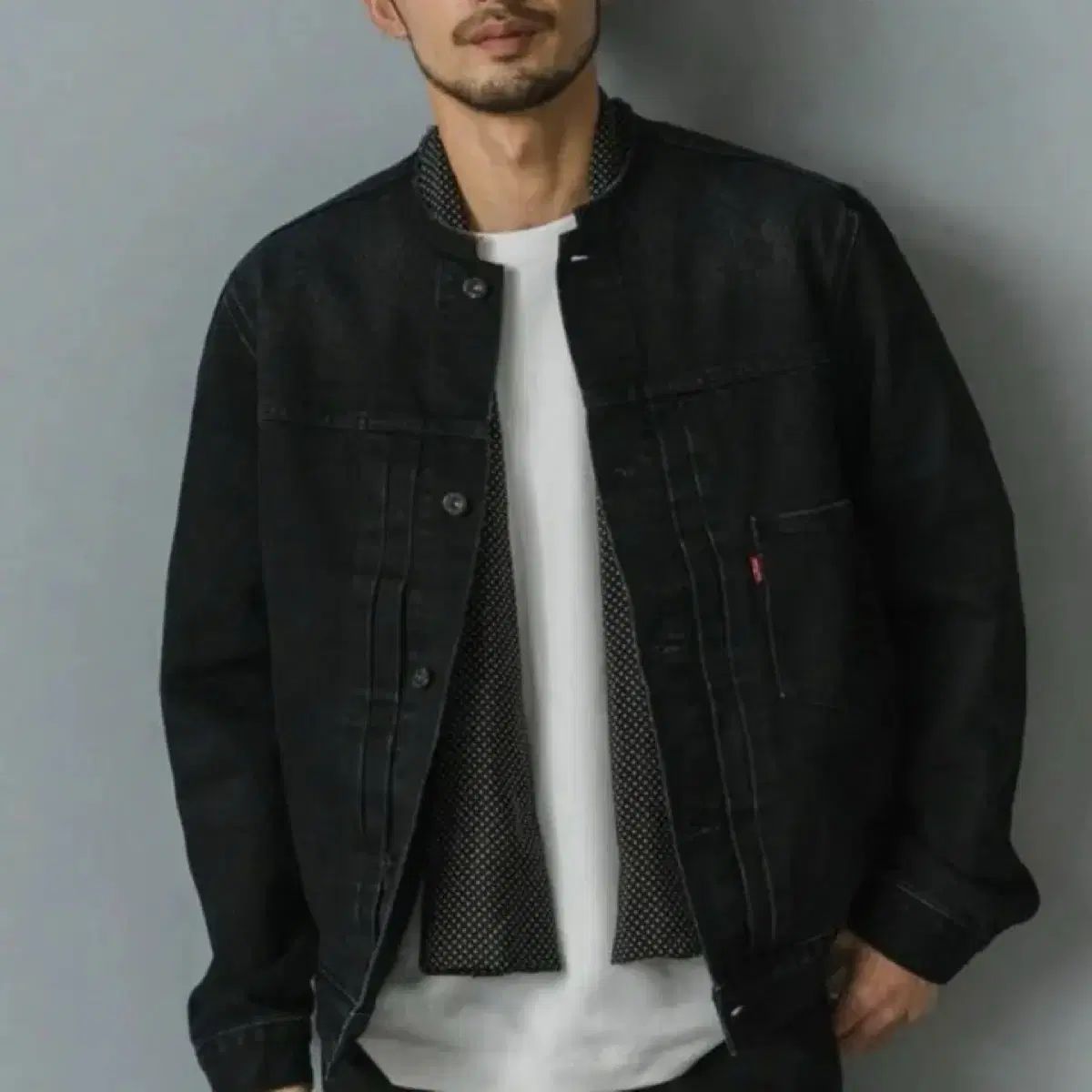 XL リーバイス × エディフィス タイプ1 レス デニム トラッカー 재