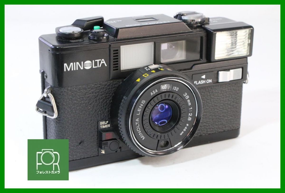 点検済 ミノルタ MINOLTA HI-MATIC SD2 フラッシュも完動 4105