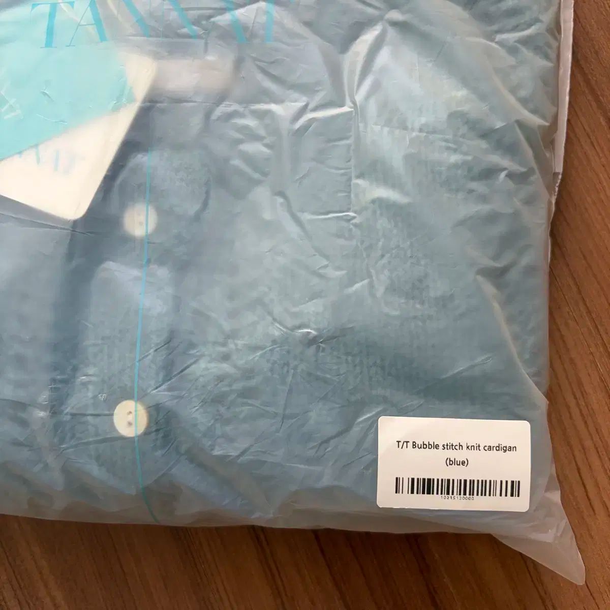 TANNAT TANNAT BUBBLE スティッチ ニット カーディガン ブルー tannat