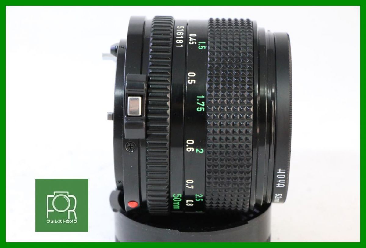 点検済 キヤノン Canon NEW FD 50mm F1.4 前後キャップ フィルター付き 2666