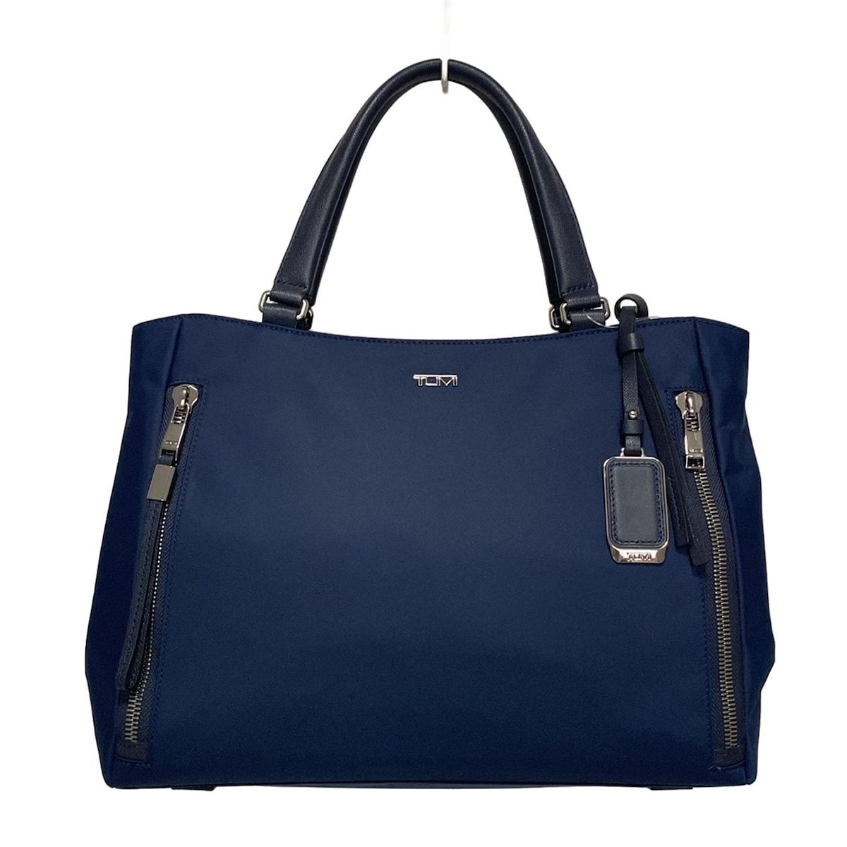 TUMI トゥミ ビジネスバッグ - 146571 ダークネイビー×黒 本体ロックなし レザー