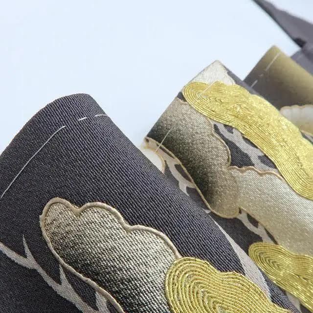 ゆっこ✾ｍ2114＊新品 正絹 仕付け糸付 金駒刺繍 手縫い仕立て 訪問着 新品 金駒刺繍 着物 正絹 仕付け糸付 訪問着
